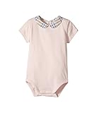 [バーバリー] Burberry Kids ガールズ Bodysuit with Ruffle Collar (Infant/Toddler) ワンピース Powder Pink 9 Months [