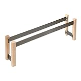 ALUMI&amp;WOOD 4 SLIPPERS RACK アルミ＆ウッド スリッパラック（4足収納可能） [モスグリーン]