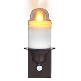 Comerzar LED PIRセンサーSpokaナイトライトFlameless Candle withバッテリー電源Operated Sensing Anywhere LEDスティックNightli