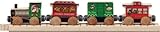 【米国正規商品・並行輸入】ネームトレイン 木製おもちゃ NameTrain Santa Train Set サンタさんセット
