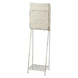 レトロデザイン　鍵付ポスト
