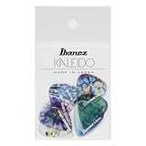 Ibanez アイバニーズ ピック6枚セット KALEIDOシリーズ Tritanを使用した、カラフルなデザイン ティアドロップ 【0.88mm】 PCP14MH-C1