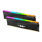 シリコンパワー DDR5 64GB (2x32GB) Zenith RGB 6000MHz (PC5-48000) 288-pin CL30 1.35V UDIMM デスクトップPC用メモリ DRAM SP064GXLWU60AFDF Black
