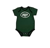 New York Jets Infant 0 – 3 MonthsアンティークロゴOnesieボディスーツクリーパー – グリーン