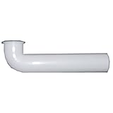 Larsen Supply 03 – 4259 1 – 1 / 2インチ外径：X 15インチホワイトPVCフランジ付きEll 1-1/2-Inch O.D x 15-Inch 03-4259 1