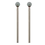 プロクソン(PROXXON) 軸付き砥石2本 【丸型5.0mm 軸径2.35mm GC砥石150番】 No.26772