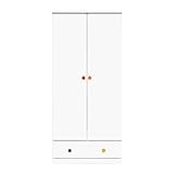 アルファタカバ ベビータンス ツマミチョイスシリーズ アリオ 80cm服吊 (カラフルクリア)