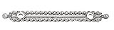 Carpe Diem Hardware 894-24C Cache with 4-Inch O.C. Large Elongated Escutcheon with Swarovski Crystal