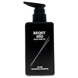 育毛シャンプー スカルプ メンズ 医薬部外品 ヘマチン ボタニカル REQST DIO BLACK BOTANICAL SHAMPOO 400ml ハリ コシ