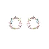 ピアス レディース 人気 大人 可愛い ピンク キュービックジルコニア イヤリング シルバー925 金属アレルギー対応 誕生日 プレゼント 