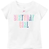 カーターズ Carter's/ バースデーガールティ ホワイト トップス半袖Tシャツ 9ヶ月【並行輸入】