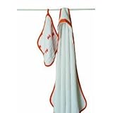 Baby / Child Aden + Anais Machine Washable Terry Hooded Towel And Soft Muslin Washcloth Set - Splish