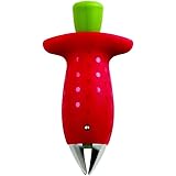 キッチン用品 イチゴ/トマトのヘタ取り器 タネ抜き取り 芯抜き 茎取り 核掘り ヘタ取り ピーラー 金属 フルーツ 取り扱い簡単 ストロベリーハラー 除去剤スライサー