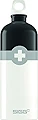 Sigg 8507.9 "スイスロゴ" Drinking Bottle, 34 oz、ブラック