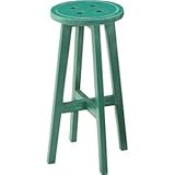 (3脚セット）東谷 ハイスツール ボットーネ 木製 高さ60cm CL-222GR グリーン（緑） 生活用品 インテリア 雑貨 インテリア 家具 椅子 スツール [並行輸入品]
