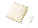 コイズミ 電気毛布 敷毛布 タイマー付き 綿毛布 丸洗い可 140×80cm KDS-50239CT