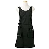 ガーデンエプロン ワンピースタイプ ブラック