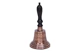 Benzara 31313 Metal Wood Captains Bell to Decor Tables or Shelves