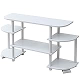 山善(YAMAZEN) テレビ台 ホワイト 幅106cm 32型対応 かんたん組立 YWTV-2-2-2(WH/WH)