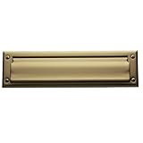 Baldwin 0012033 Letter Box Plate, Vintage Brass by Baldwin