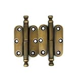 Brass hinge V.027(2pcs/set) 真鍮 アンティーク 金具 蝶番 丁番 棚 ドア