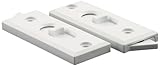 prime-line製品F 2627 Spring Loadedホワイトスライディングウィンドウ角度調整ラッチ、1-pair