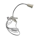 Fenteer E27 LEDライト　アダプタバル　ブランプ　ホルダー　スクリューソケットベース　フレキシブル　360度　　延長アダプター