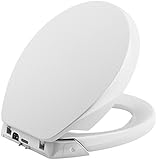 KOHLER K-5589-0 Purefresh Quiet-Close with Grip-Tight Bumpers Round-front Toilet Seat, White [並行輸入品]