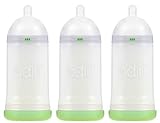 Adiri NxGen Stage 2 Nurser (6-9 M) 9.5oz (281mL) - 3 Pack, White by Adiri [並行輸入品]