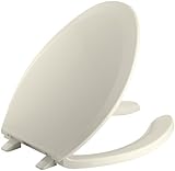 KOHLER K-4650-47 Lustra Elongated Open-Front Toilet Seat Almond [並行輸入品]