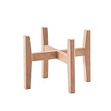 HCHWH シンプルなソリッドウッドフラワースタンド、リビングルームバルコニーフラワーポットシェルフ、現代インドアグランドプラントディスプレイスタンド ( サイズ さいず : 12in*16in*16