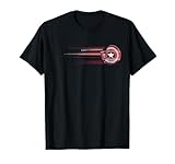 マーベル キャプテンアメリカ シールド グリッチ ストライプ Tシャツ