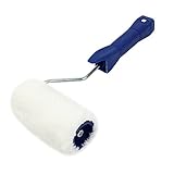 uxcell　ペイント　ローラー　ブラシ　ブルー　ローラーバケ　グリップ　ブラシ　10cm　カバー