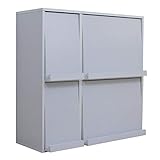 ディスプレイラック フラップチェスト 収納 書棚 ホワイト TCP305-WH J-Supply