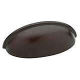 Franklin Brass P34702-OB3-B 3 Contemporary Bin Cup Drawer Handle Pull, Dark Oil Rubbed Bronze, 25-Pa