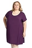 元のSavi Momマタニティ授乳/緩めるNightgownドレスプラスサイズ US サイズ: 3L カラー: パープル