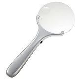 ハンドルーペ3 LED照明付 シルバー エルズーム LH-M01HL90-3-S 07-8995