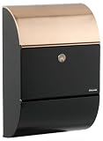 Qualarc alx-3000-bc Allux 3000壁マウントロックメールボックス、ブラックと銅