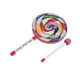 ロリポップドラム キッズ ドラム ハンドドラム 楽器玩具 - 8インチ