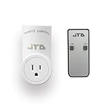 JTD 1 Pack Energy Saving Auto-programmable Wireless Remote Control Electrical Outlet Switch Outlet P
