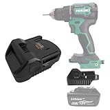 マキタ互換品 ハイコーキ互換品 バッテリー変換アダプター 日立 マキタ変換 アダプタ コンバーター Hitachi 18V 対応 充電式 マキタバッテリでHiKOKI工具が使える 本体のみ 充電器 別売り (マキタからハイコーキ工具)