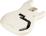 フェンダー Fender Mexico 純正パーツ 998010780 Precision Bass Alder Body Arctic White (AWT) プレシジョン ベース 塗装済み アルダー ボディ ホワイト ヴィンテージ・ブリッジスタイル ベース 交換用ボディ [並行輸入品]