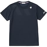 [ルコックスポルティフ] 半袖ゲームシャツ テニス Tシャツ チーム 練習 試合 吸汗速乾 UVカット JTA公認 公式 NV M