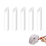 TVETE クリーンスティック 拭き取りスティック ワイプスティック ホビー用工具 金属製 モデル工具 合金 ブリードライン 消去 ダブルヘッド クリーン クリンヘッド ワイプ 細い線 細部 ベベル 再利用可能 (5mmクリンヘッド*5)