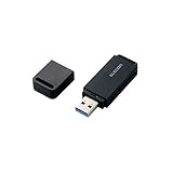 エレコム メモリリーダライタ USB3.0対応 直挿シ SD系専用 ブラック MR3-D011XBK