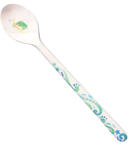 Amazon.co.jp: 薔薇柄 メラミン四角スプーン 4本セット クラシカル