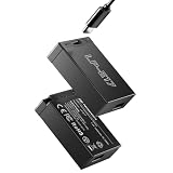 LP-E17 直接充電バッテリー 2個 1450mAh 専用充電器不要 【USB Cポート充電】7.4V Canon EOS RP/R10/R50/R100/200D/250D/M3/M5/M6/M6 Mark II/M80対応 Cタイプ急速充電 USB充電可能 PSE認証済 長時間撮影 携帯便利