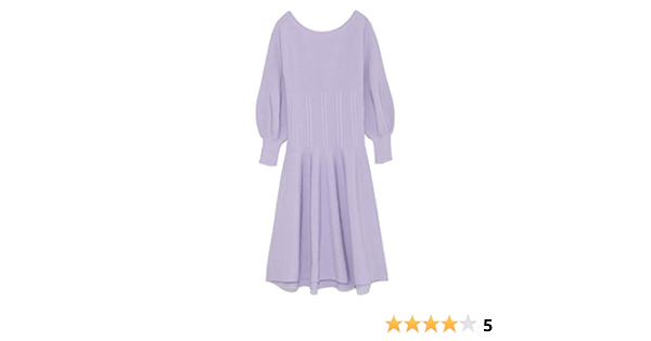 Amazon スナイデル フィット フレアニットワンピ Swno レディース Lav 日本 F Free サイズ ワンピース チュニック 通販