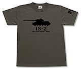 [ギガント] IS-2 重戦車 Tシャツ オリーブ Mサイズ