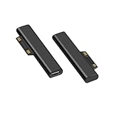 Type-C to Surface PD 対応 充電アダプタ 15V/3A 65W PD 高速充電アダプター 変換 コネクタ 充電保護 USB-C充電器必要 両端Type-cケーブル必要 for Surface Pro7/Pro6/Pro5/Pro4/Por3/Laptop3/2/1/Book2/Book1/Go 対応 充電アダプター 1個入り